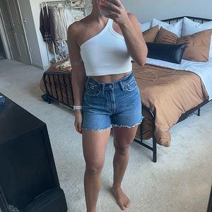 Abercrombie High Rise 4in Mom Short Curve Love